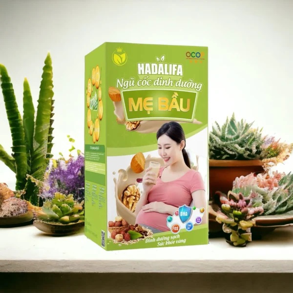 Ngũ cốc dinh dưỡng mẹ bầu Hadalifa – Nguồn bổ sung các dưỡng chất cần thiết tốt cho thai kỳ