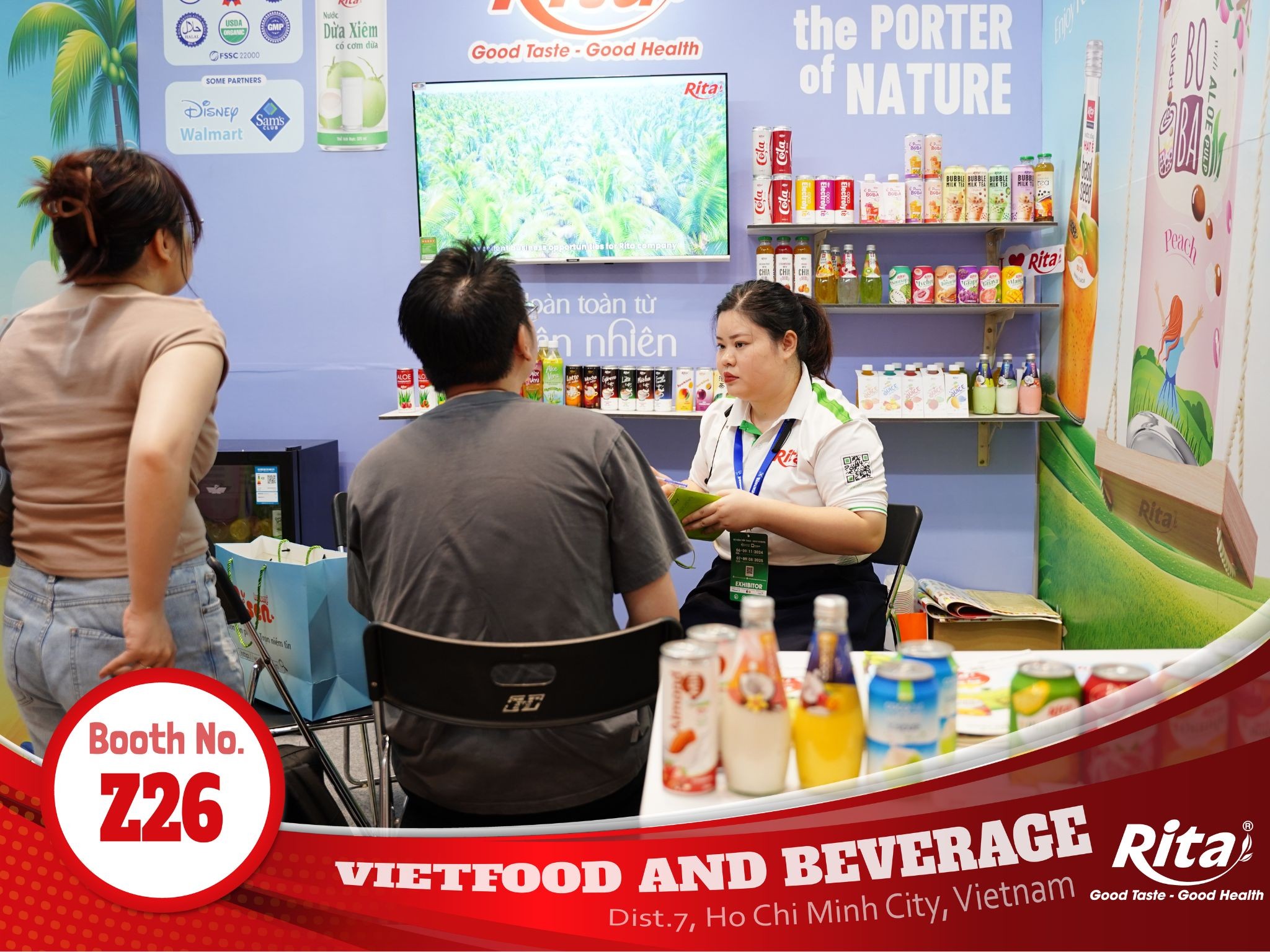 Công Ty Rita Tham Gia Triển Lãm Quốc Tế Vietfood & Beverage – Propack Vietnam 2024