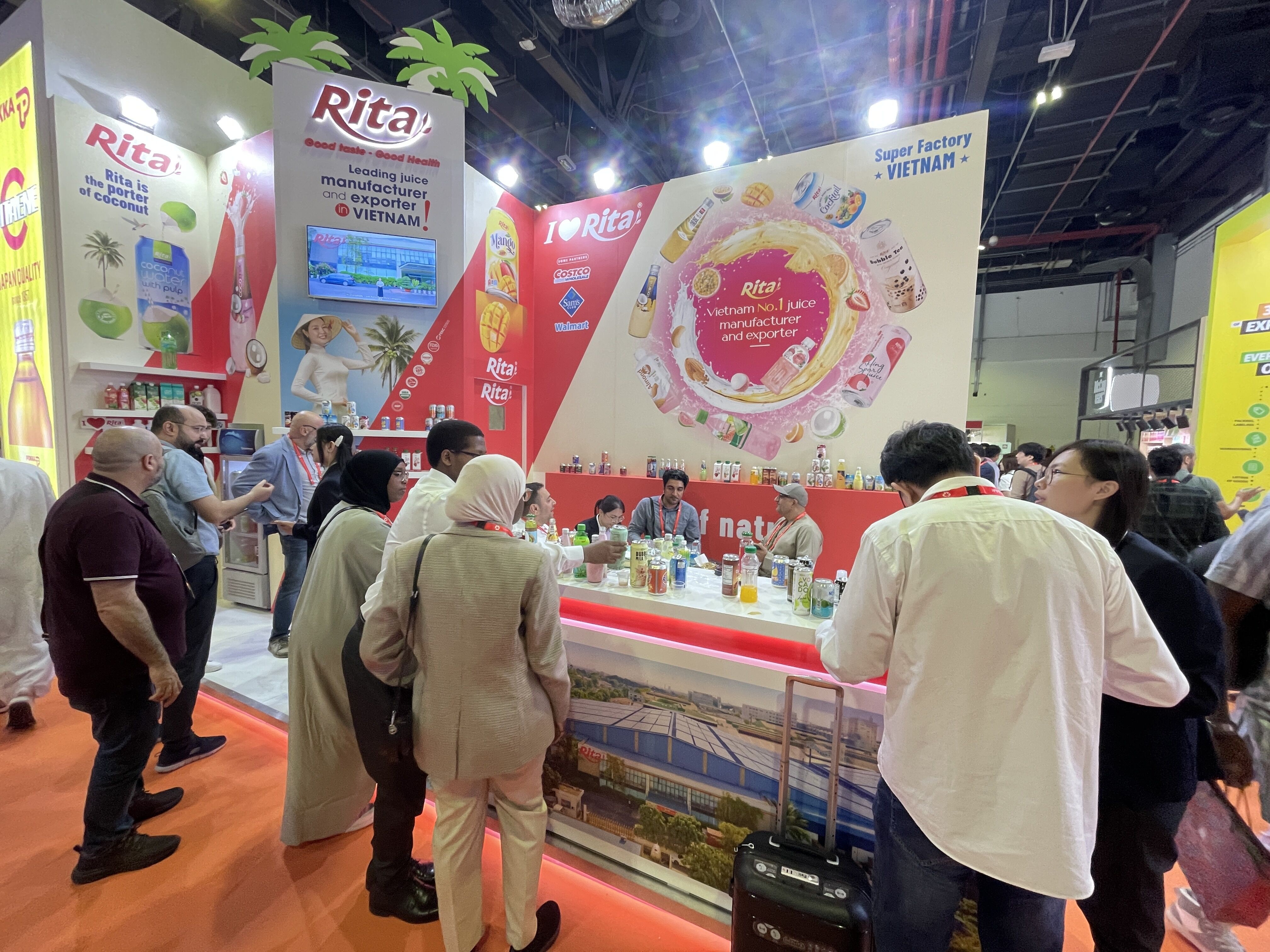 RITA THAM DỰ PRODEXPO VÀ GULFOOD TRONG THÁNG 2